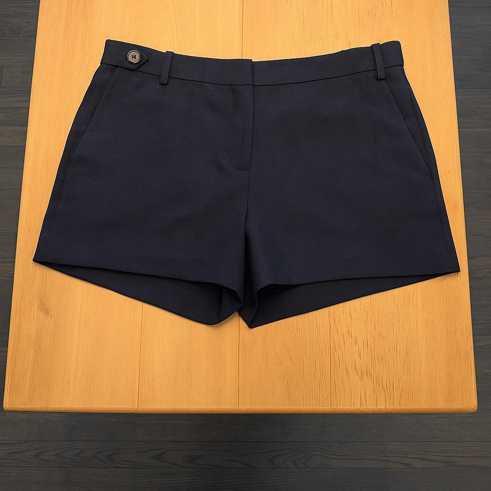 J. Crew Black Linen Women's Shorts - Size 8
